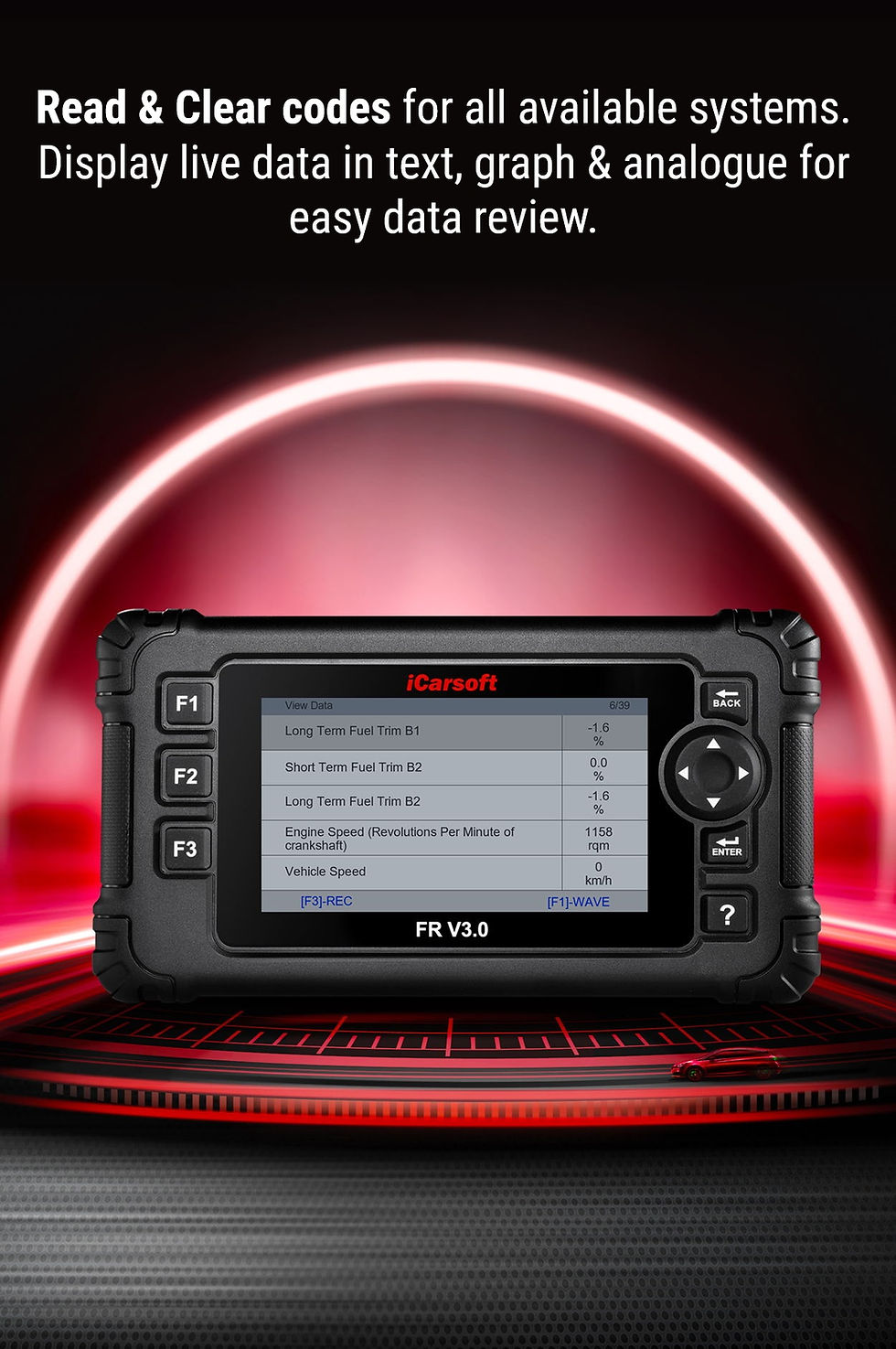 Miniatura: ICARSOFT FR V3.0 Diagnostic Scanner - French & Italian Vehicles