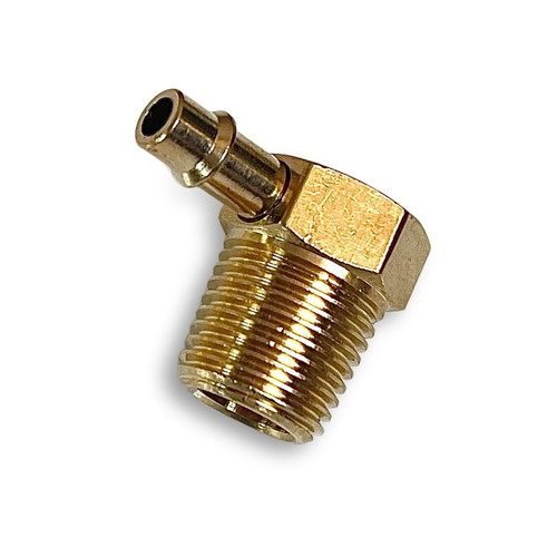 Compact 90 Degree 1/8 NPT To 4mm Brass Turbo Hose Connector Prosport