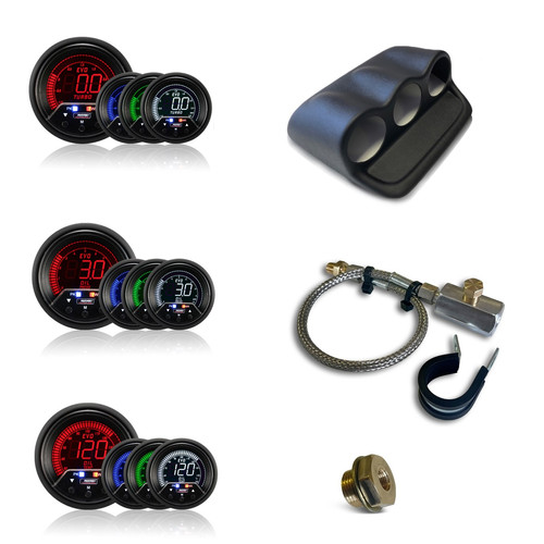 60mm Evo Peak Gauge & Custom Pod Package Newage Subaru Impreza