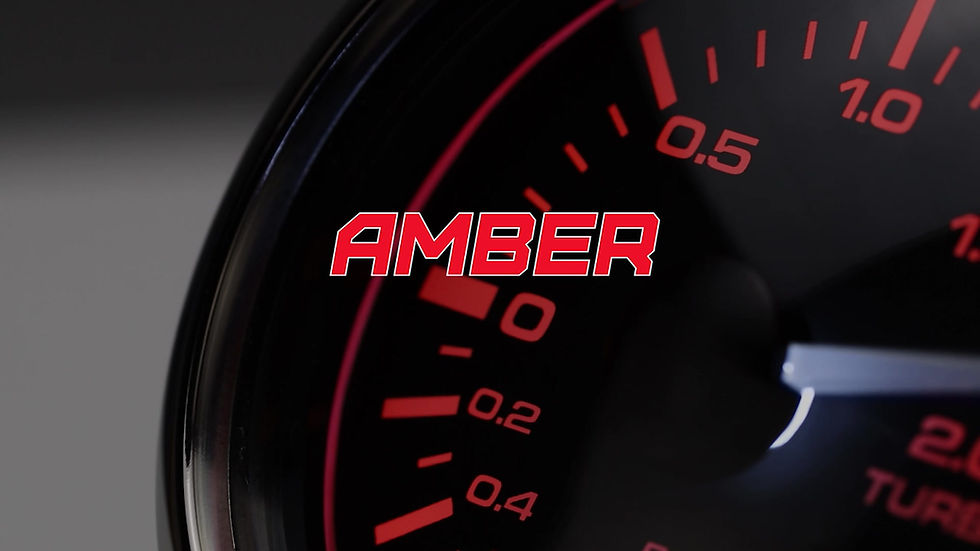 Thumbnail: 52mm Prosport Waterproof Amber/White Turbo Boost Gauge (BAR)