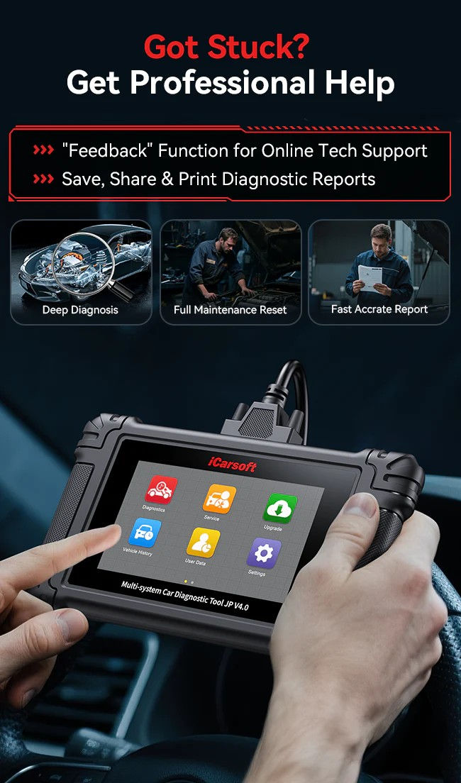 Miniatyrbild: ICARSOFT JP V4.0 For Japanese & Korean Vehicles Touch Screen Diagnostic Scanner