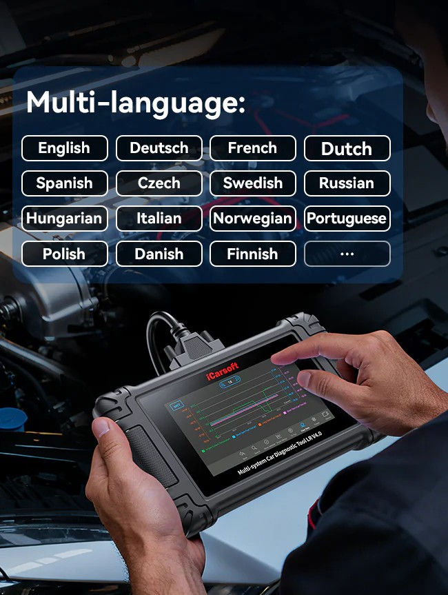 Miniaturbild: ICARSOFT LR V4.0 Land Rover & Jaguar Touch Screen Diagnostic Scanner