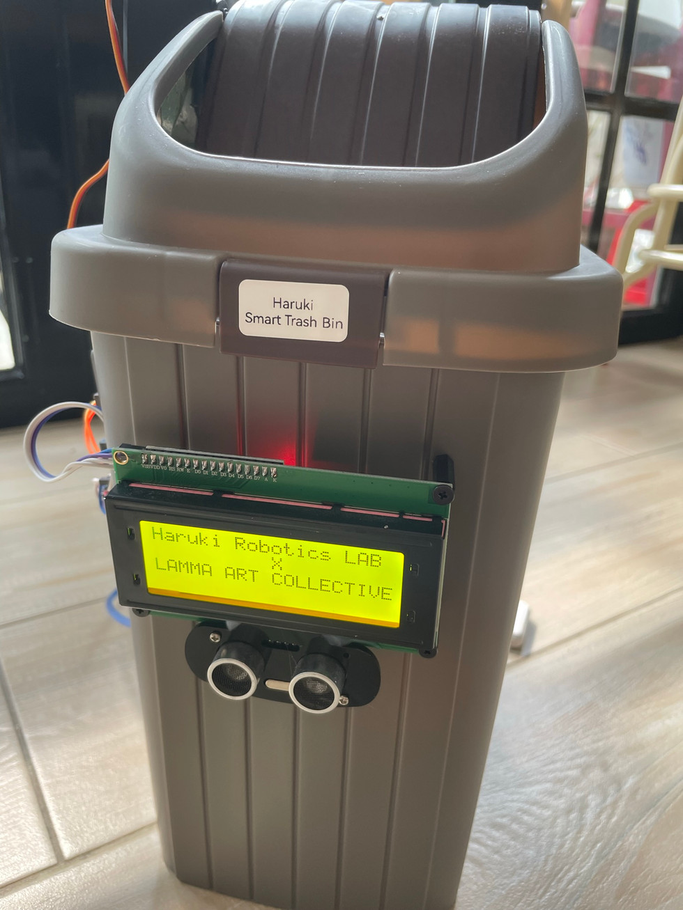 Micro bit automatic trash bin