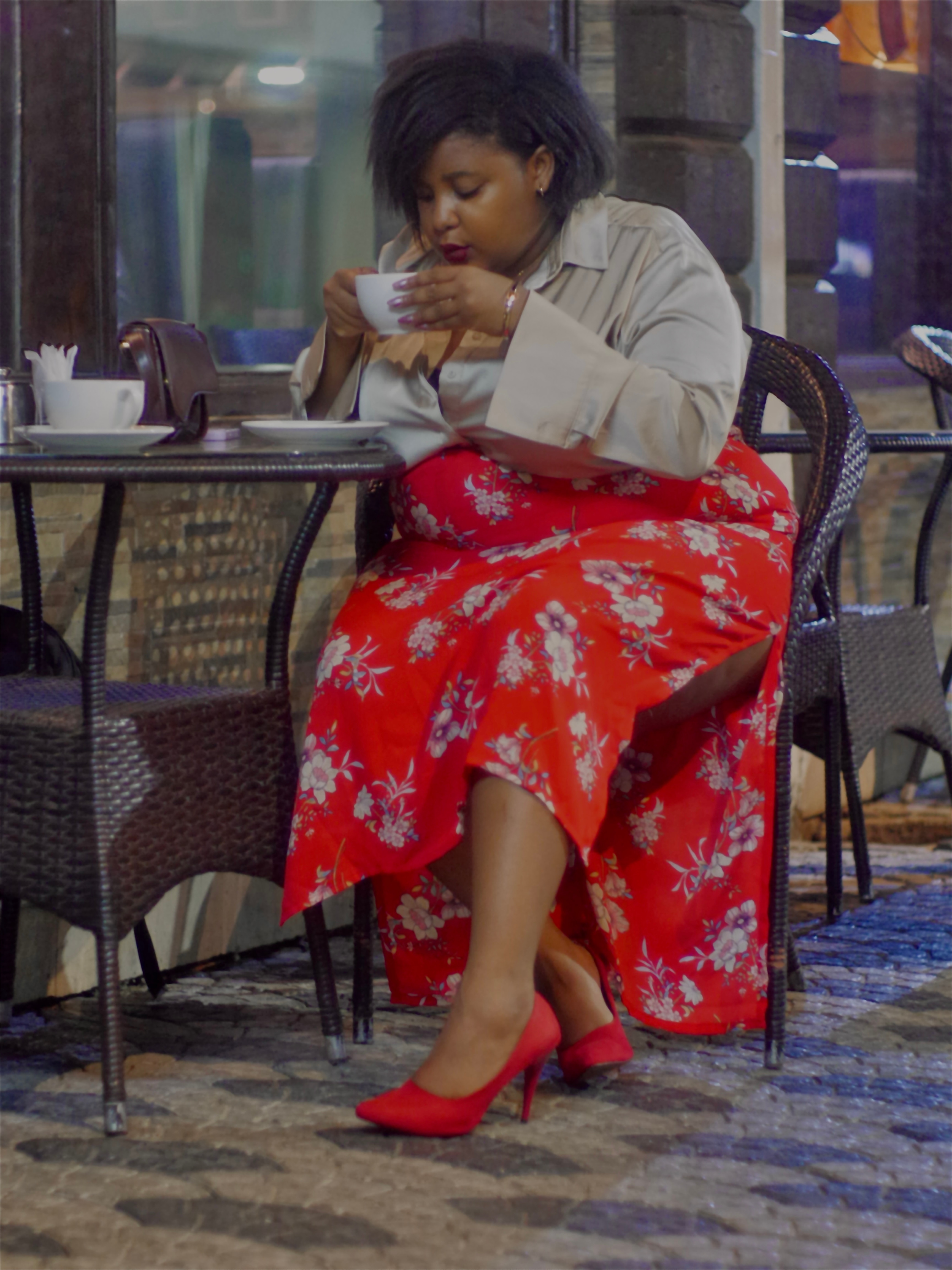 Maua ' Slit Skirt