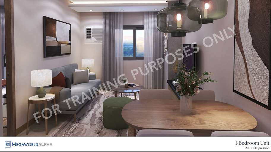 Maple Park Residences 1 bedroom render