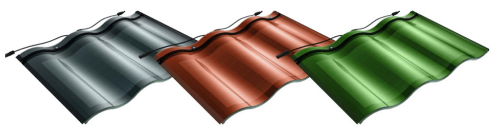 Solar roof curve tile (CIGS)Class A. Fire-proof