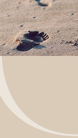 Fußspuren Sand