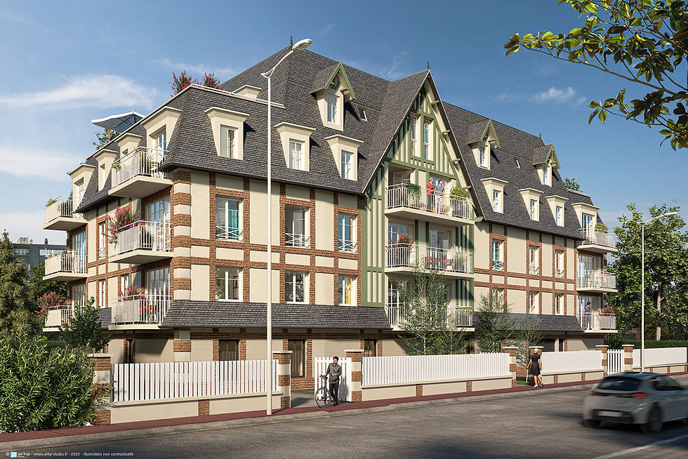 Vue avant côté rue