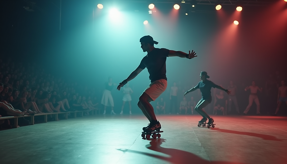 Spectacle danse en roller