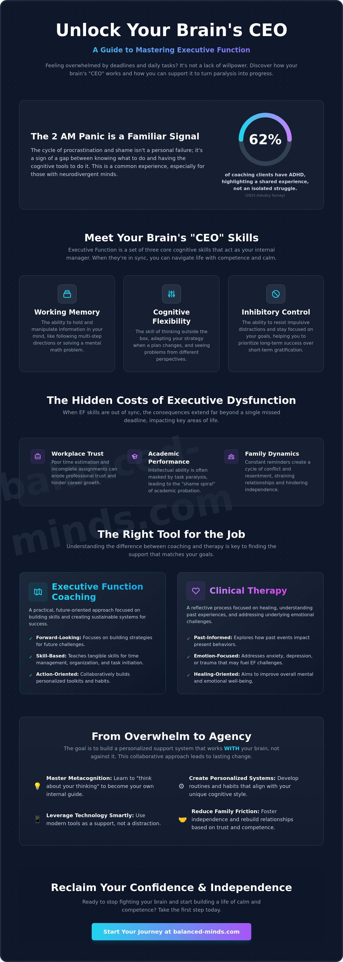 Executive function coaching for young adults tampa