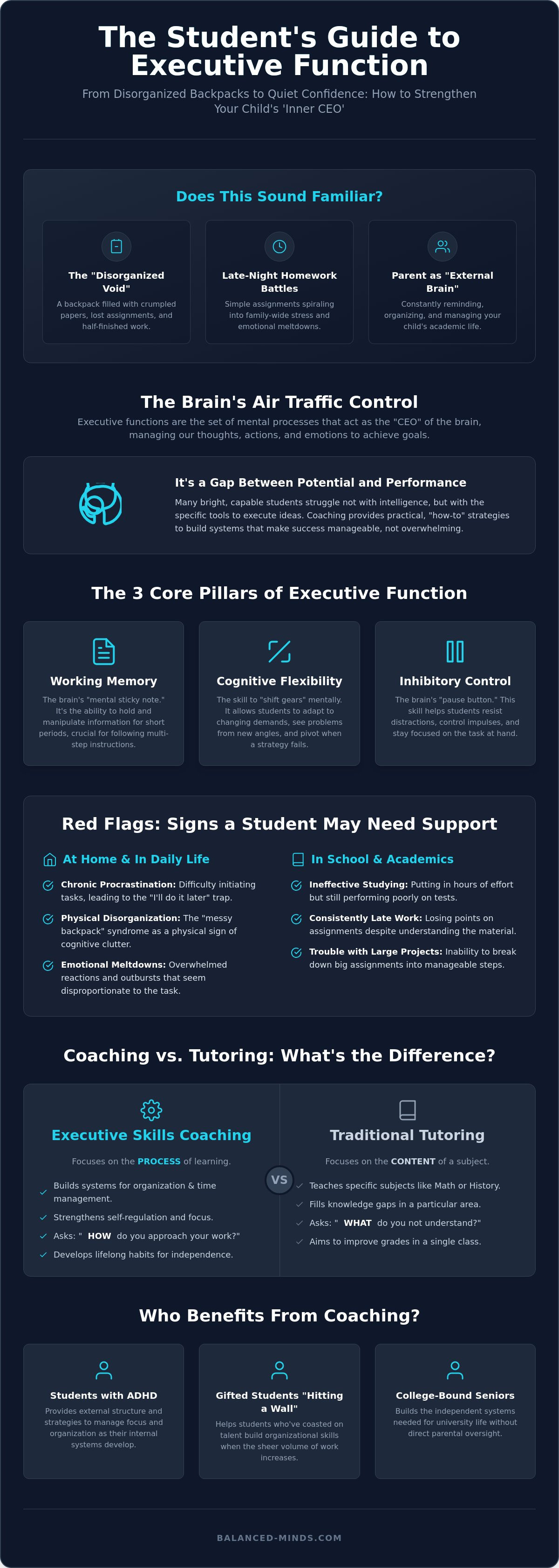 Executive skills coaching for students tampa