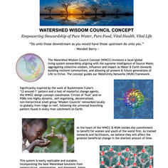 Watershed Wisdom Councils Concept ~ WWCC ~ Basic Explanations Informing WUN