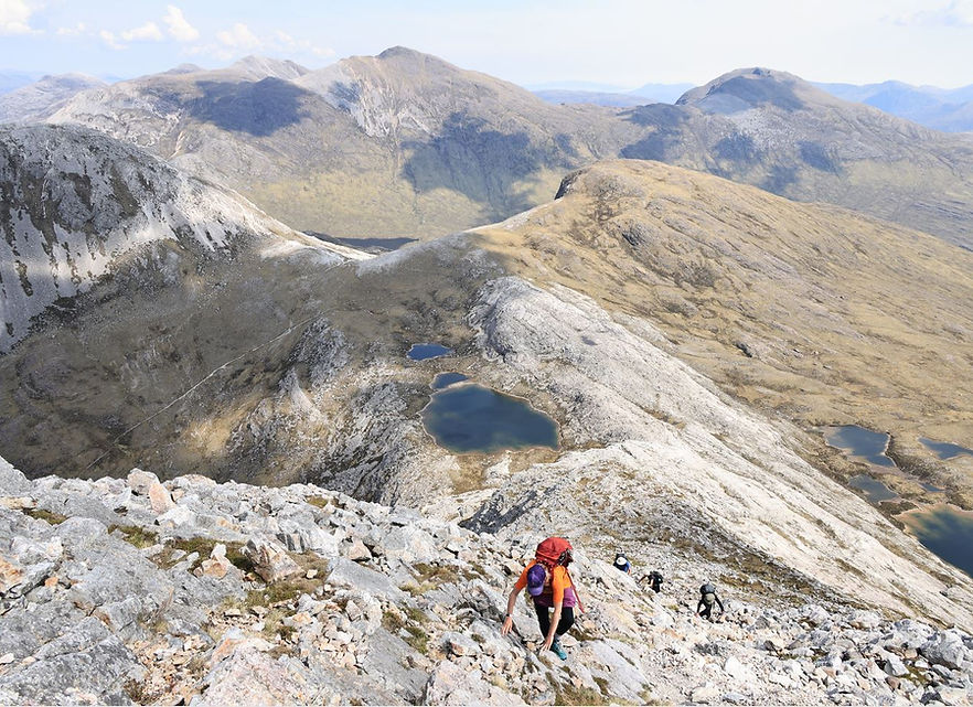 2026 Calendar May photo: Ascending An Ruadh-stac, Highlands