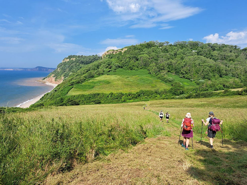 Approaching Weston Mouth
