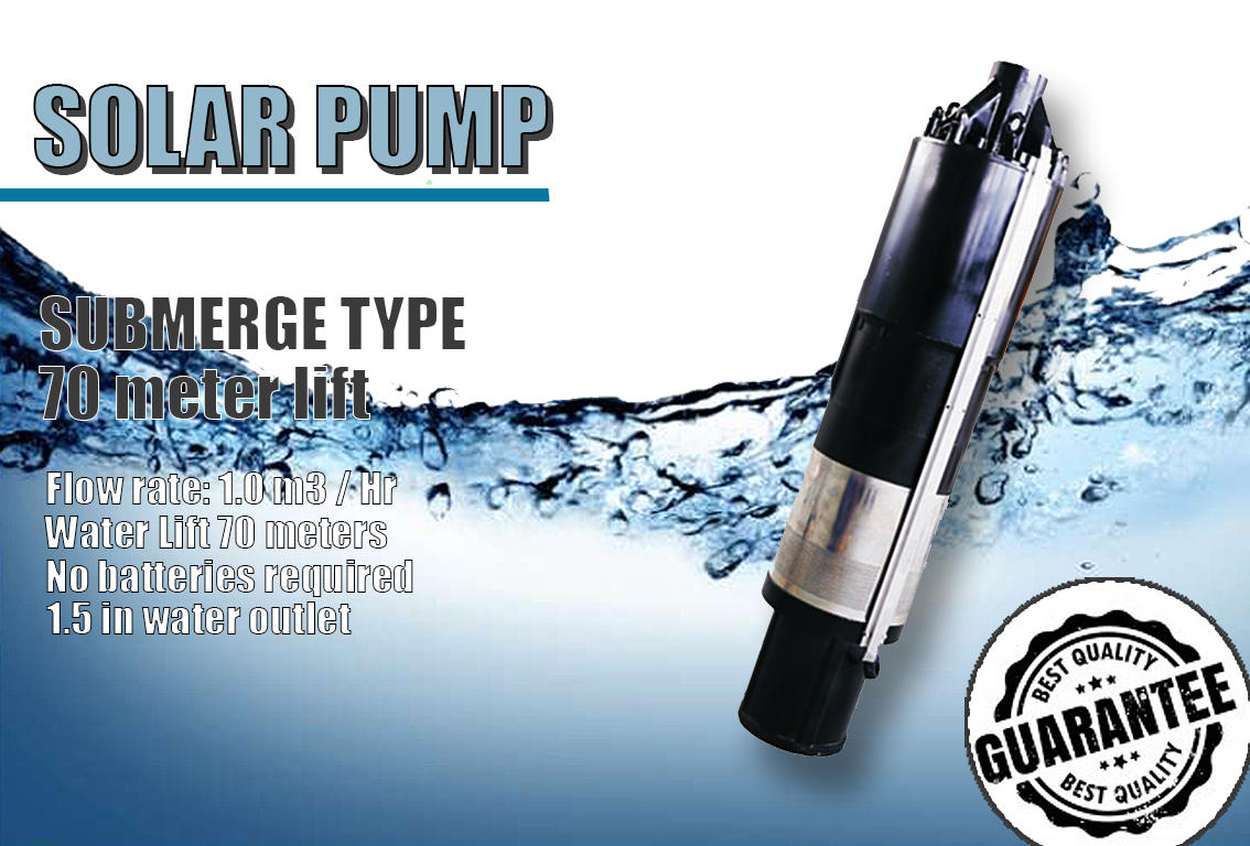 Submerge Solar Pump 70m