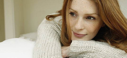 Relaxed Woman Smiling