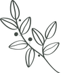 Flo's Flowerbox_Floral Icon_Dark Green.p
