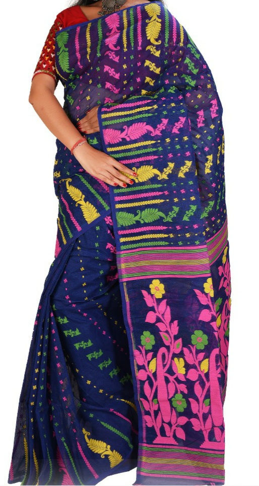 Thumbnail: Resham Dhakai Semi Hard Jamdani