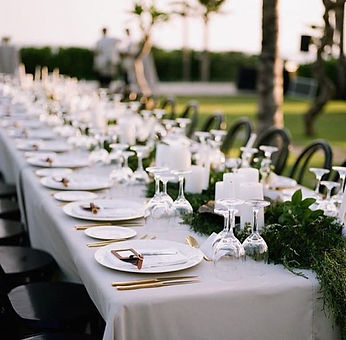 Tablecloths, Linens.