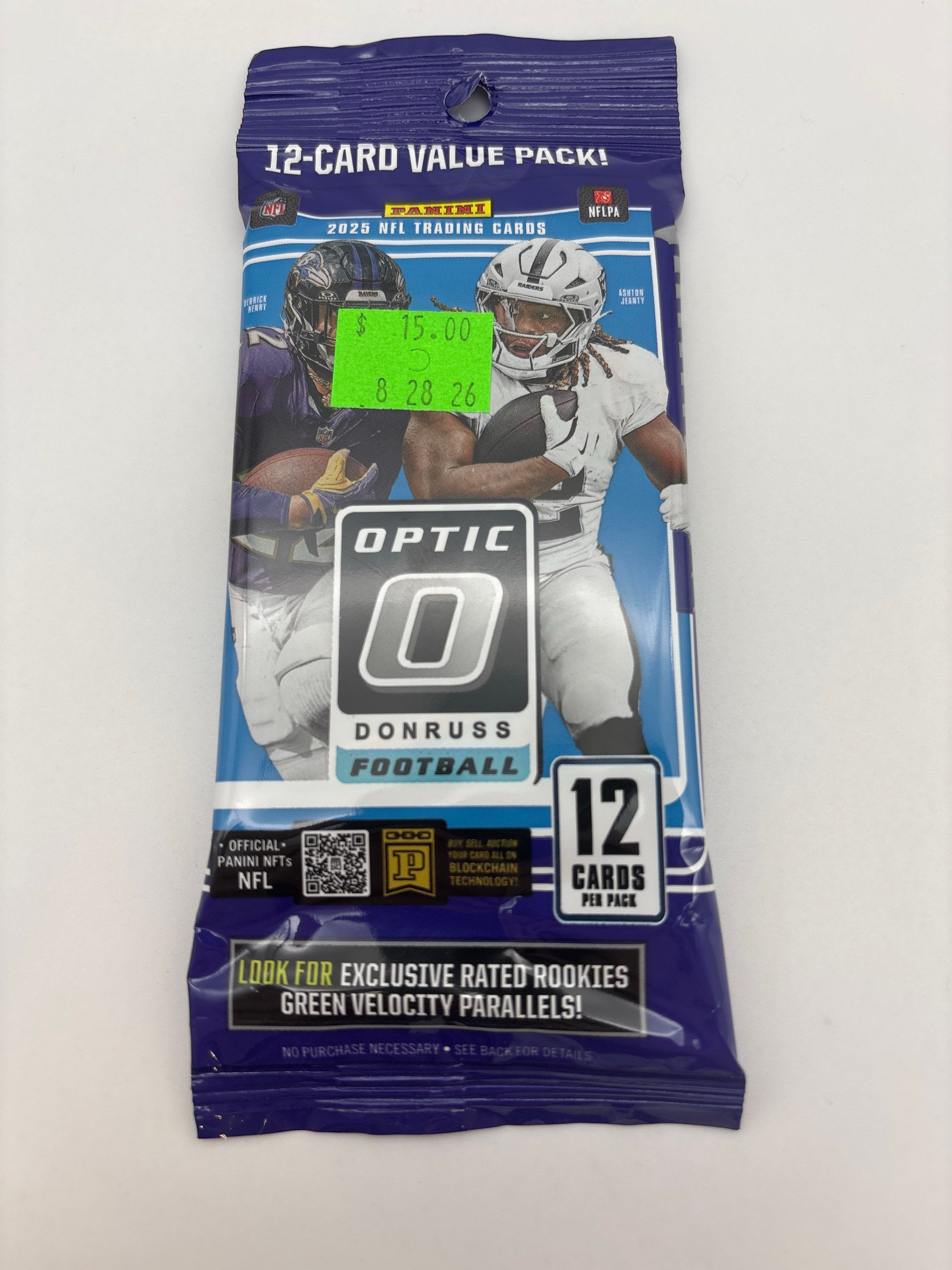 2025 Panini Donruss Optic Football Value Pack