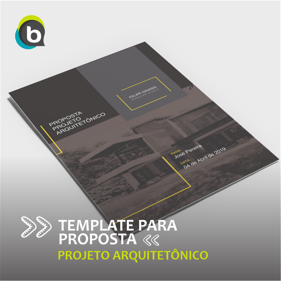 Template de proposta de projeto arquitetônico para @felipesavassi