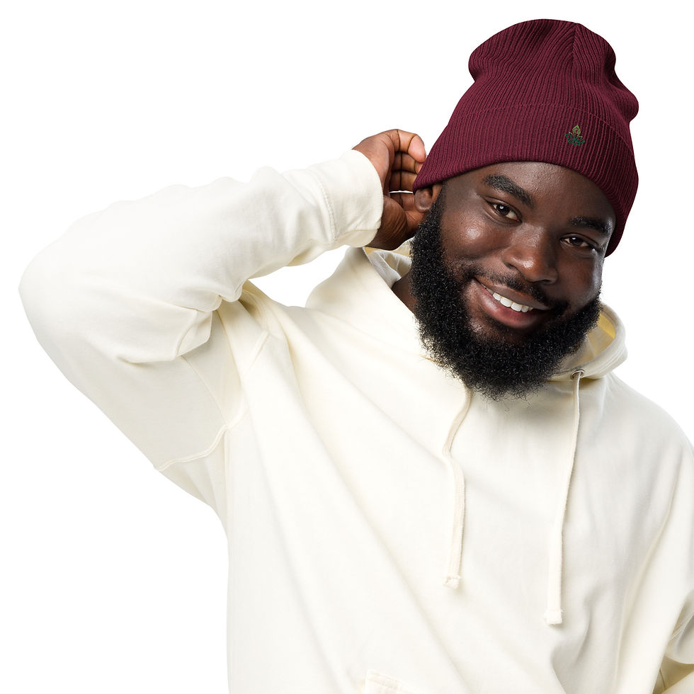 Thumbnail: Organic ribbed beanie