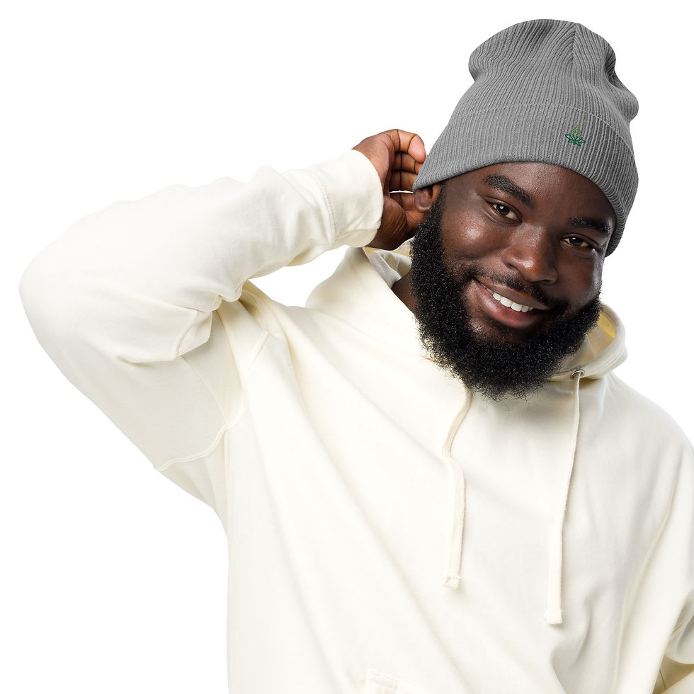 Thumbnail: Organic ribbed beanie