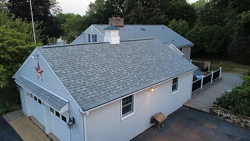 Roof replacement completed in Union County NJ using CertainTeed Landmark Pro shingles installed by Hill Top Construction Solutions