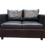 Thumbnail: Brown Faux Leather 2 Seater Sofa