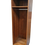 Thumbnail: Teak Veneer Open Hanging Wardrobe