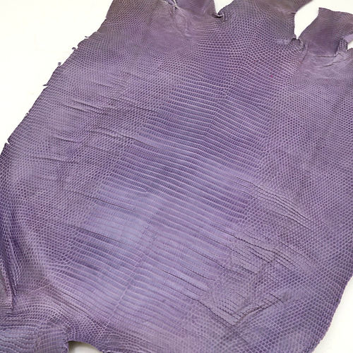 Lizard Skin Leather Lavender Glazed