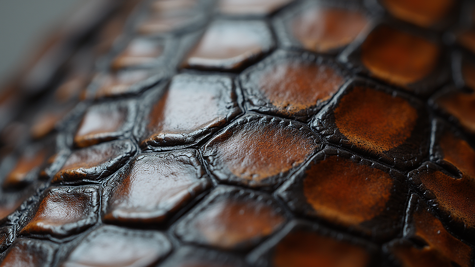 The Distinct Charms of Caiman Leather Highlights