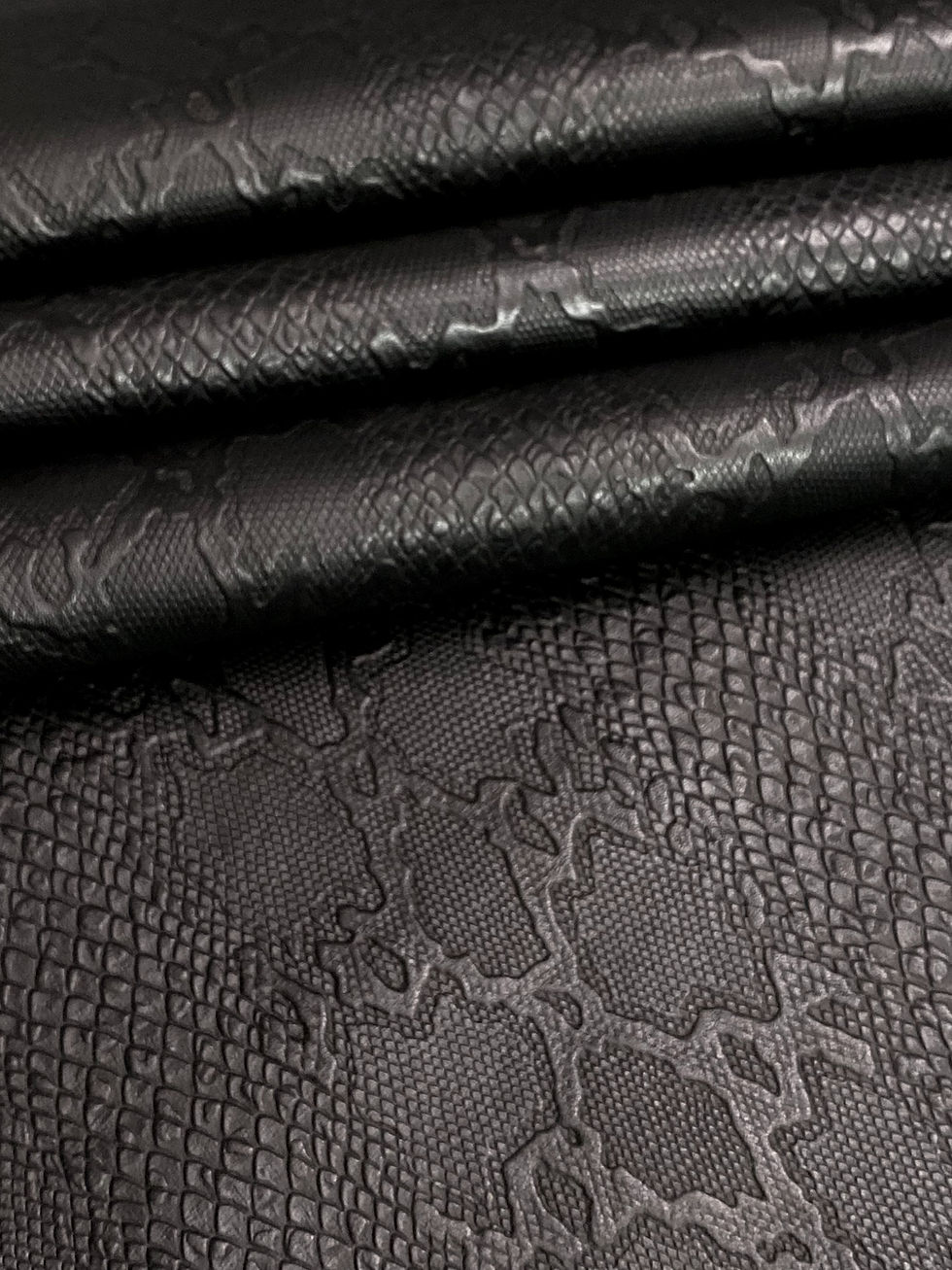 Thumbnail: Python Embossed Black Color