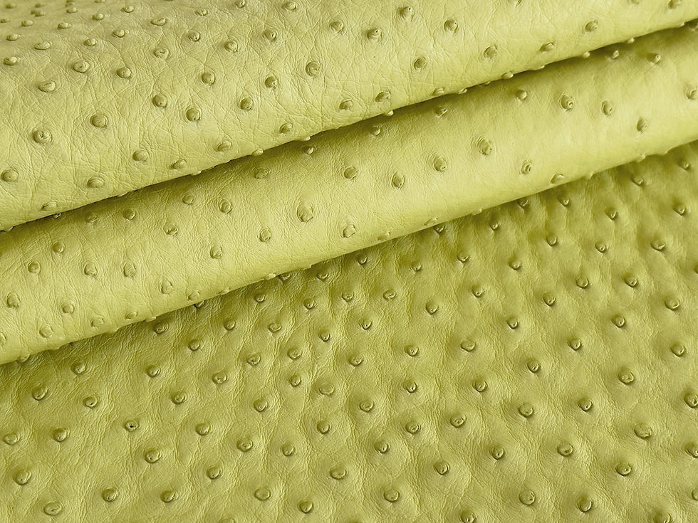 Thumbnail: Ostrich Leather Hide Rising Sun Color