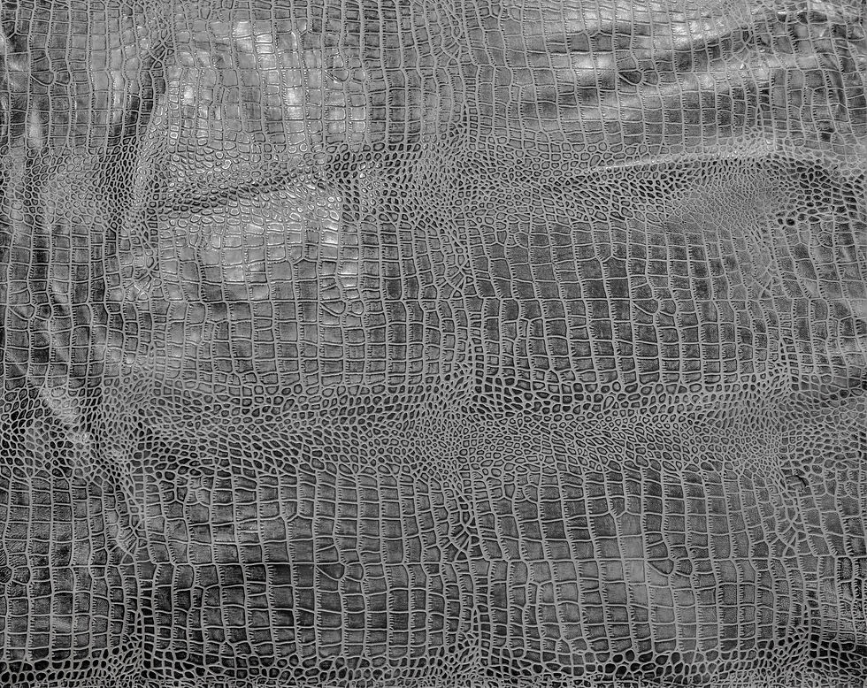 Miniatura: Crocodile Embossed Charcoal Color