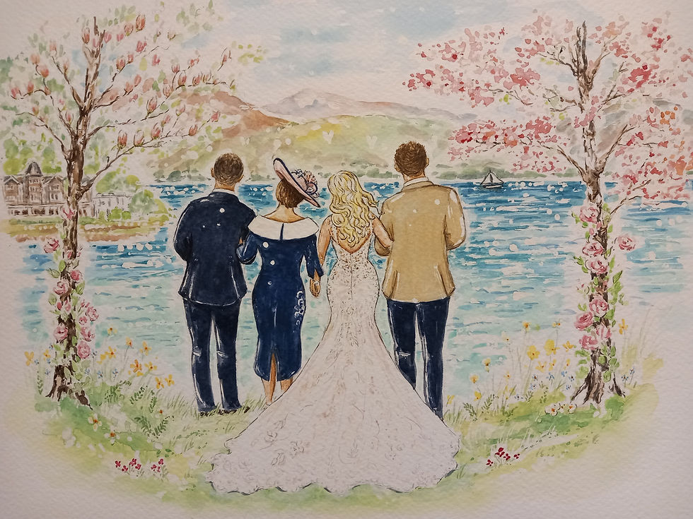 Lodore Falls Wedding, Parents of the Groom