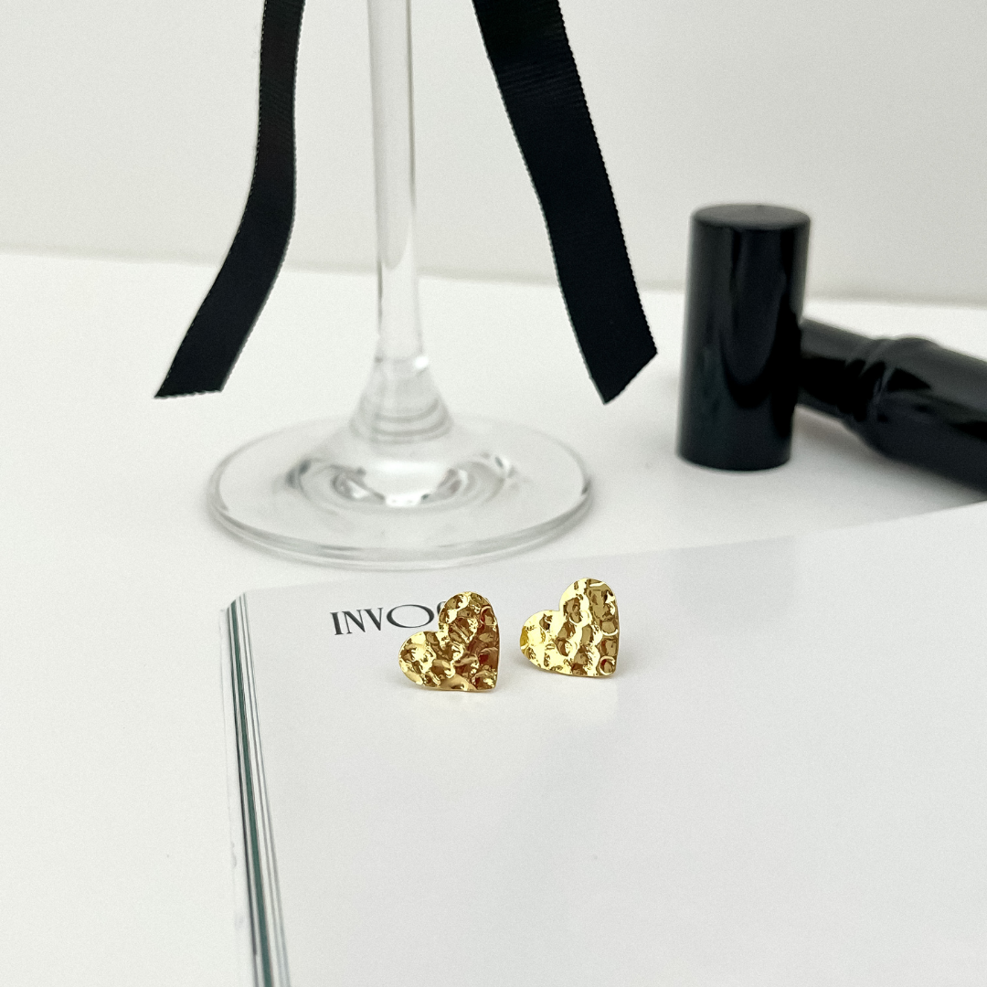 Brinco Louv banho ouro 18k