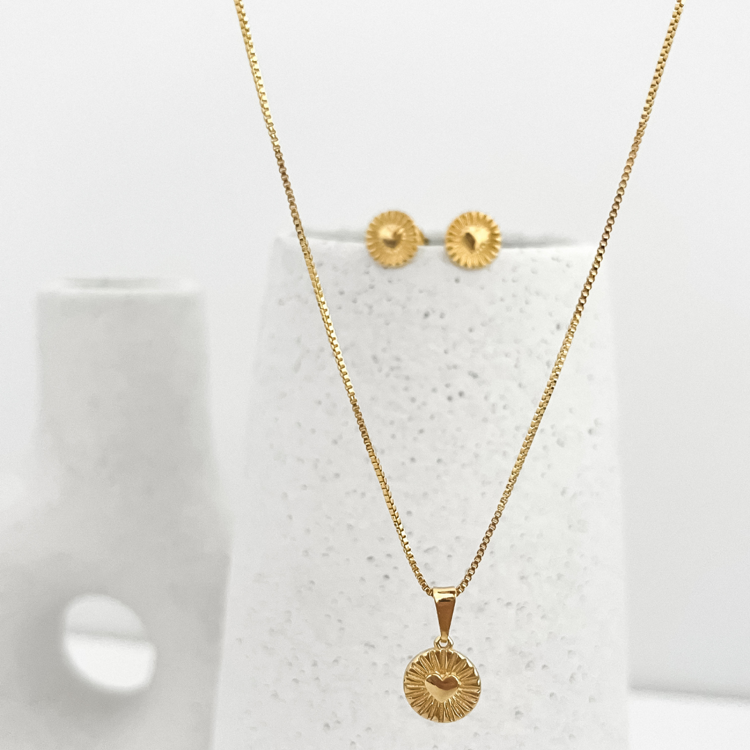 Gargantilha Wish banho ouro 18k