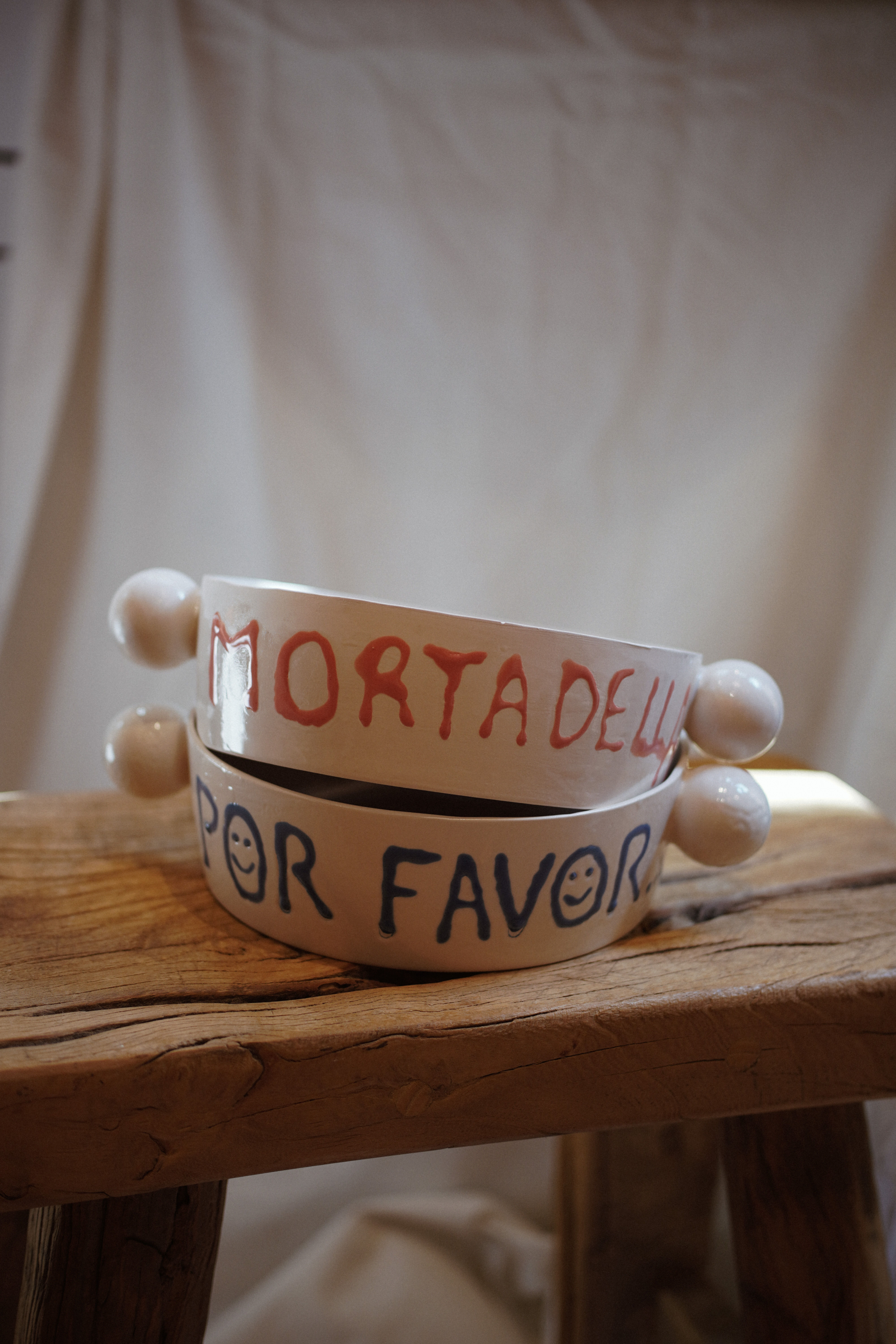 Assiette Creuse "Message"