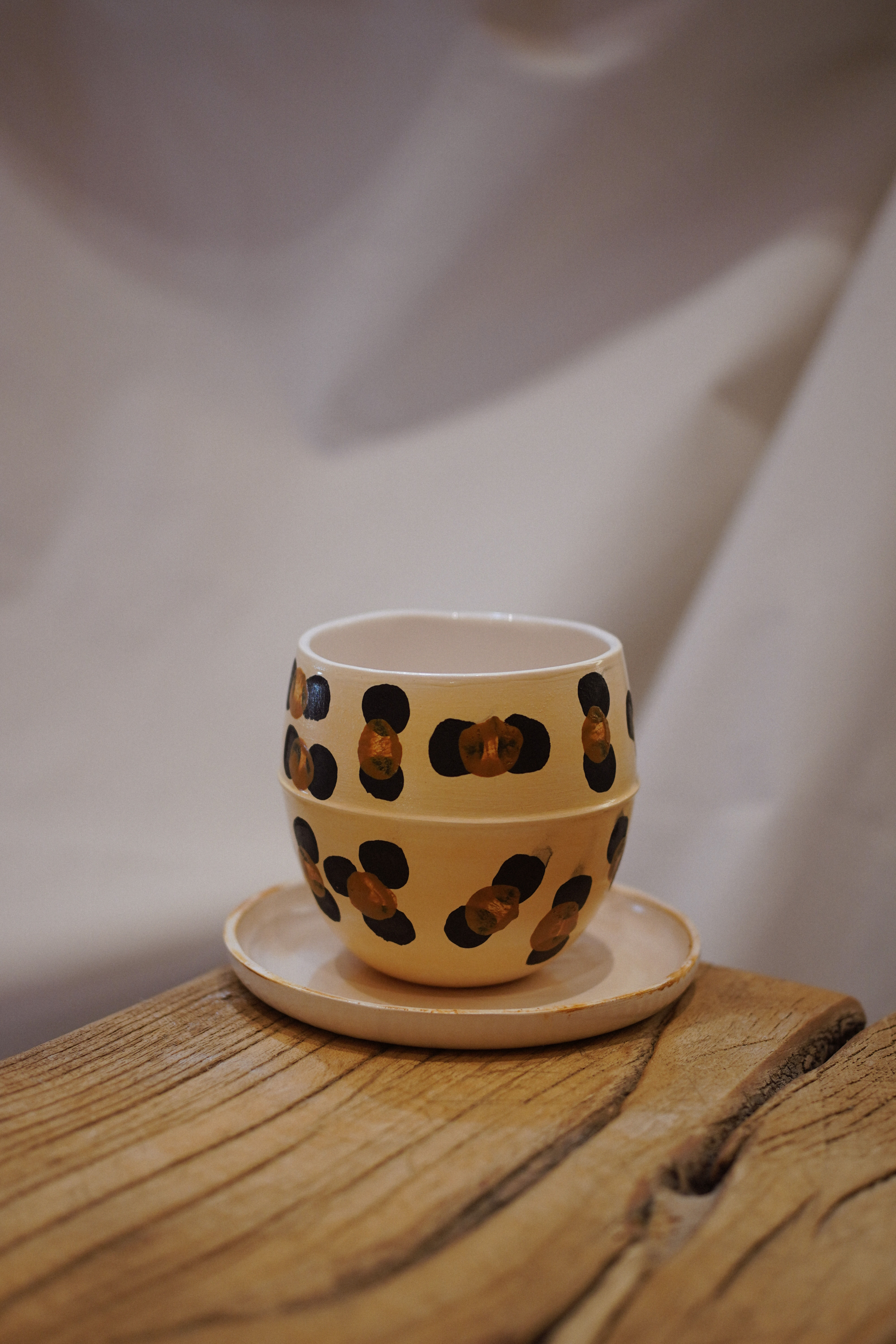 Tasse & Sous-Tasse "Savane"