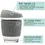 Thumbnail: Reusable Glass Barista Friendly Coffee Cup in Duck Egg Blue