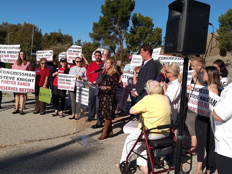 Aliso Canyon Press Conference Calls Out Non-responsive Congressman
