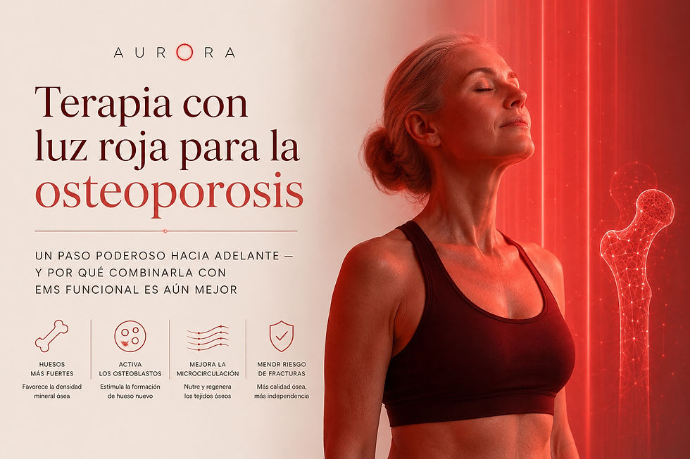 Terapia con luz roja para la osteoporosis: Un paso poderoso hacia adelante