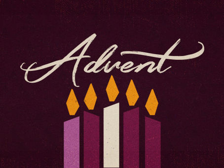 Advent illustration of five candles