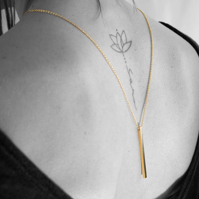 24K Gold Plated Necklace for Women - Ess