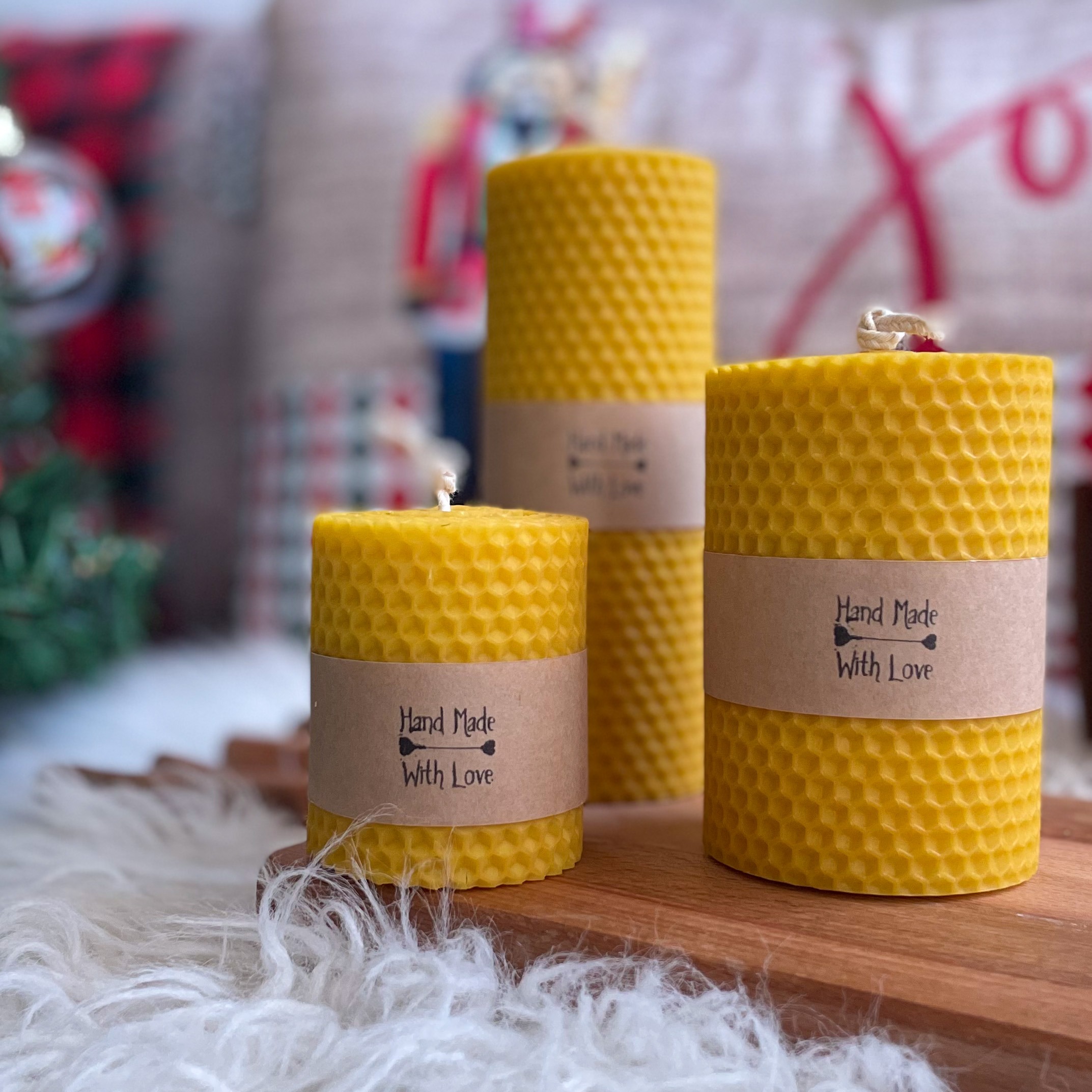 Handwrapped Beeswax Trio Set 