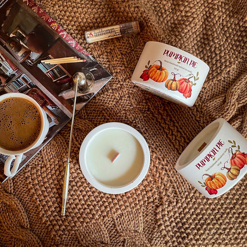 Thumbnail: Pumpkin Pie Scented Handpoured Soy Candle  