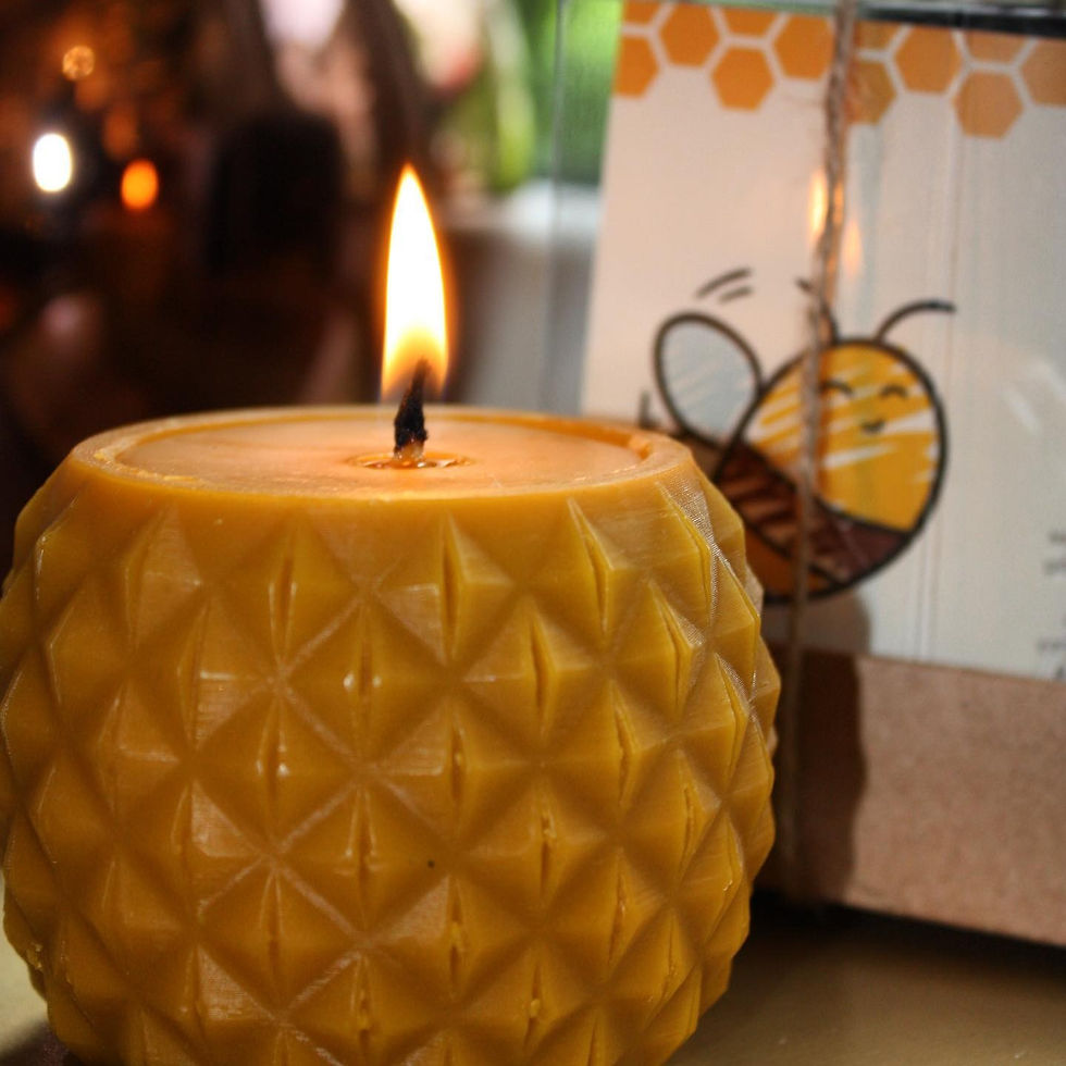 Thumbnail: Buddhamum Beeswax Pineapple Candle