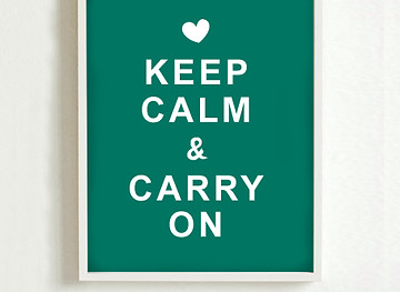Keep Calm Poster