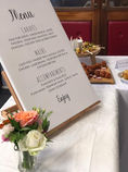 A-frame menu: Bespoke catering menu indian dishes Jaflong Tandoori